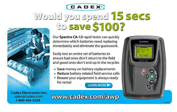 Cadex CA-12 Spectro Rapid Battery Tester